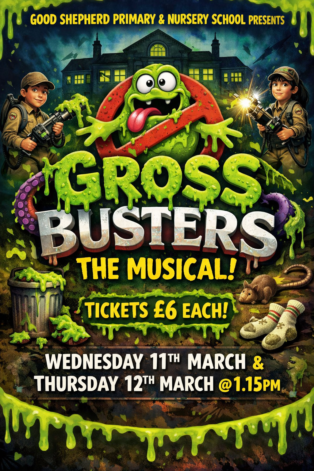 Good Shepherd Presents Gross Busters the Musical!